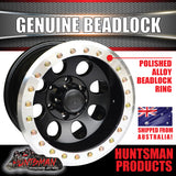 16X10 6/139.7 PCD -44 Offset Alloy Genuine Beadlock Rim Fit Patrol, Landcruiser + Many More