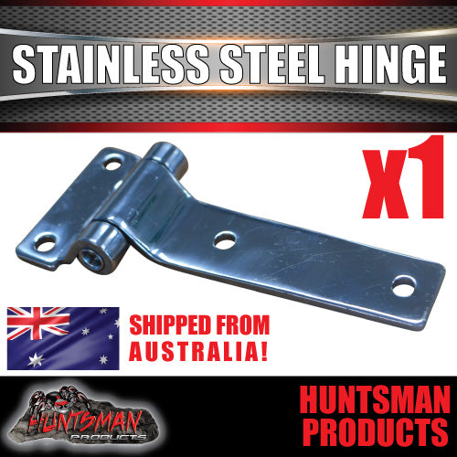 x1 Stainless Steel Flush Mount Hinge For Truck Trailer Boat Box Cabinet