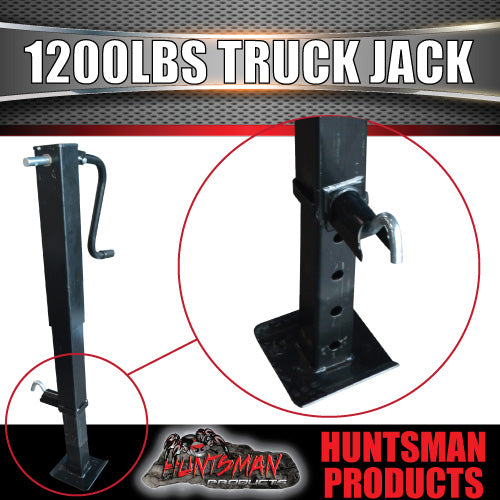 12000 LBS, 5443KG Truck Caravan Trailer Jack Stand.  Crank Handle, 660mm Extension