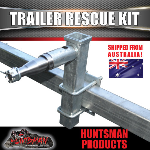 Trailer Rescue Kit & Spare Wheel Holder Suit LM bearings