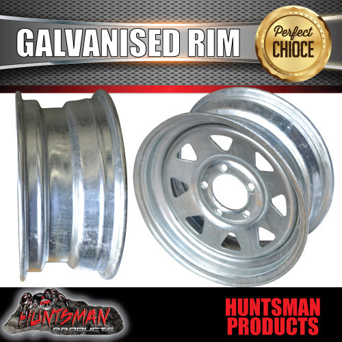 13" Galvanised Sunraysia HT Holden Steel Boat Trailer Jetski Wheel Rim 5/108 pcd