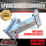 Universal Spare Wheel Carrier Holder Bracket For Boat Trailer Caravan Camper