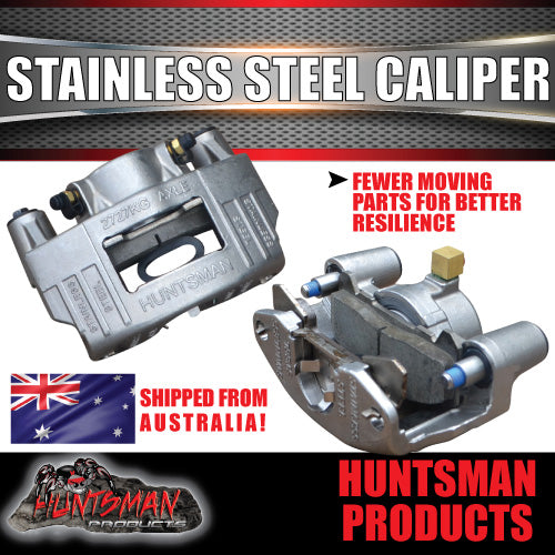 1600Kg Stainless Steel Trailer Hydraulic Ventilated Disc Brake Kit. 6 Stud L/C