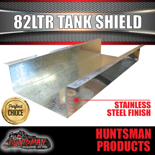 Caravan, Trailer Galvanised 82 Litre Underbody Water Tank Shield