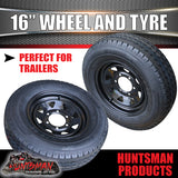 16" 6 stud caravan trailer steel wheel rim & 245/75R16 L/T tyre. 245 75 16