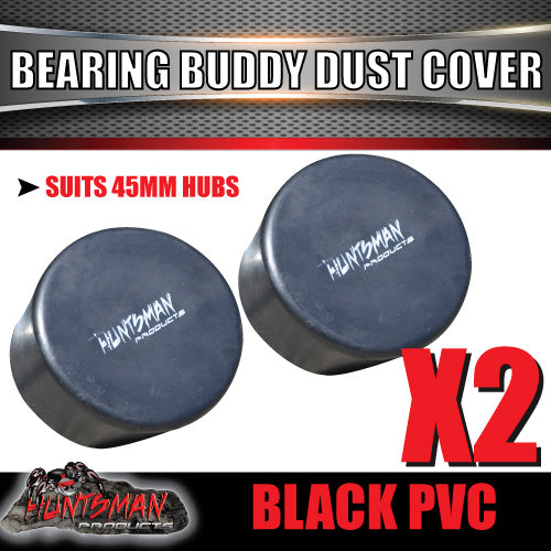x2 Trailer Caravan Bearing Buddy 45mm Replacement Cap