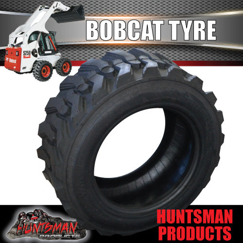 Treadura Bobcat Skid Steer Tyre 10-16.5 HD 10ply. Super Side Walls. 21 Lugs