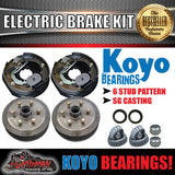 10" 6 Stud Trailer Electric Brake Kit & Japanese Bearings!.