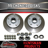 10" Galvanised 5 Stud Boat Trailer Mechanical Disc Brake & coupling kit.