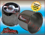 CHROME WHEEL CENTRE CAP- 83MM SUIT FORD HQ TRAILER WHEEL