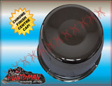 4X CHROME WHEEL CENTRE CAP- 83MM SUIT FORD HQ TRAILER WHEEL