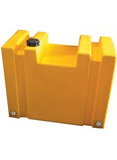 75 LITRE UPRIGHT DIESEL TANK WITH MOUNT KIT.  DPRV75-MK