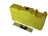 80 LITRE LONG DIESEL TANK WITH MOUNT KIT.  DPRV80L-MK