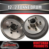 12" 2 TONNE TRAILER/CARAVAN ELECTRIC BRAKE KIT SUIT AL-KO JAPANESE BEARINGS