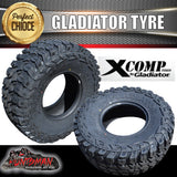 35X12.5R20 L/T 121Q Gladiator X-Comp Off Road Mud Tyre. 12 Ply 35 12.5 20