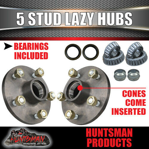 DIY SINGLE AXLE TRAILER KIT. 1000KG RATED. STUB AXLES.