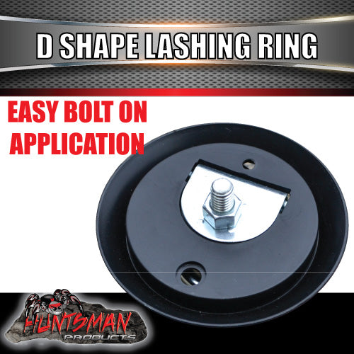 8X Lashing D Ring Tie Down Point & Plastic Guard For Truck Trailer Ute