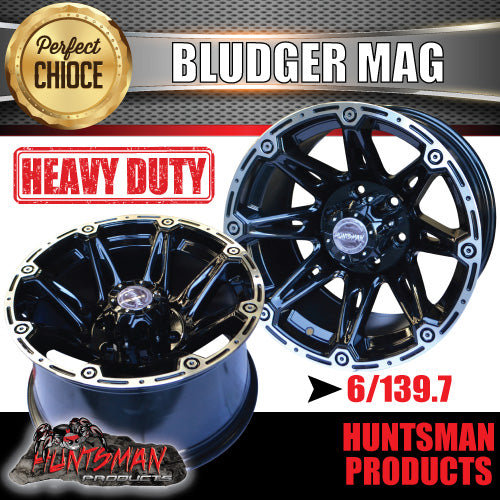 17x9, -12 Offset Bludger Alloy 6/139.7 pcd