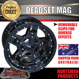 17x9, 0 Offset Deadset Mag Wheel Rim 6/139.7 pcd Fits Patrol, Hilux, Ranger, BT50, Triton, Nissan etc