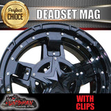 17x9, 0 Offset Deadset Mag Wheel Rim 6/139.7 pcd Fits Patrol, Hilux, Ranger, BT50, Triton, Nissan etc