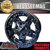 17x9, 0 Offset Deadset Mag Wheel Rim 6/139.7 pcd Fits Patrol, Hilux, Ranger, BT50, Triton, Nissan etc