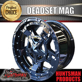 17x9, 0 Offset Deadset Mag Wheel Rim 6/139.7 pcd Fits Patrol, Hilux, Ranger, BT50, Triton, Nissan etc