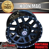 17x9, 0 Offset Hoon Mag Alloy Wheel Rim 6/139.7 pcd.  Fits Patrol, Hilux, Ranger, Triton, Prado ETC