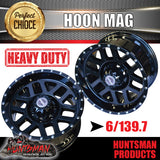 17x9, 0 Offset Hoon Mag Alloy Wheel Rim 6/139.7 pcd.  Fits Patrol, Hilux, Ranger, Triton, Prado ETC