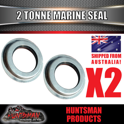 2x 2 Tonne Stainless Trailer Marine Seals for 25580 Inner Bearing Holroyd Dexter