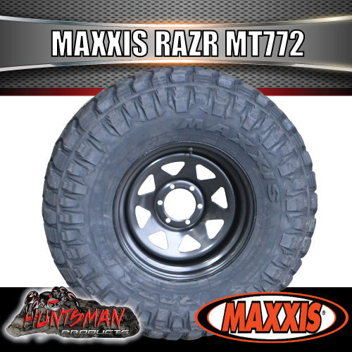 245/70R16 L/T MAXXIS RAZR MT772 TYRE ON 16" BLACK STEEL WHEEL. 245 70 16