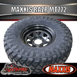 225/75R16 L/T MAXXIS RAZR MT772 TYRE ON 16" BLACK STEEL WHEEL. 225 75 16