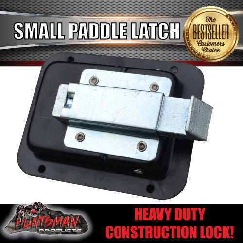 x1 Black Paddle Handle Lock Latch for Caravan Canopy Ute Truck Toolbox