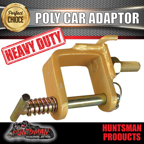 HUNTSMAN OFF ROAD POLY BLOCK CAR ADAPTOR AND SPRING PIN. huntsmanproducts