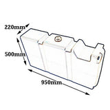 80 LITRE LONG DIESEL TANK WITH MOUNT KIT.  DPRV80L-MK