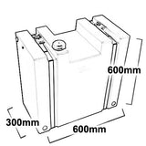 90 LITRE UPRIGHT DIESEL TANK WITH MOUNT KIT.  DPRV90-MK