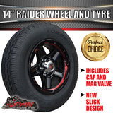 14" Trailer Caravan Raider Alloy Rim & 185R14C Tyre suits Ford. 185 14