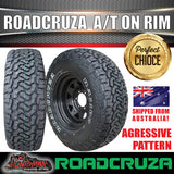 205/70R15 Roadcruza RA1100 96/93S A/T Tyre on 15" Black Steel Wheel. 205 70 15