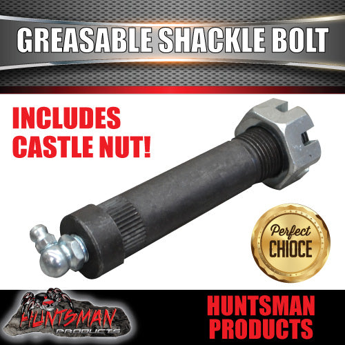 x2 Greasable Rocker Roller Middle Arm Replacement High Tensile Bolt 19MM X 85MM