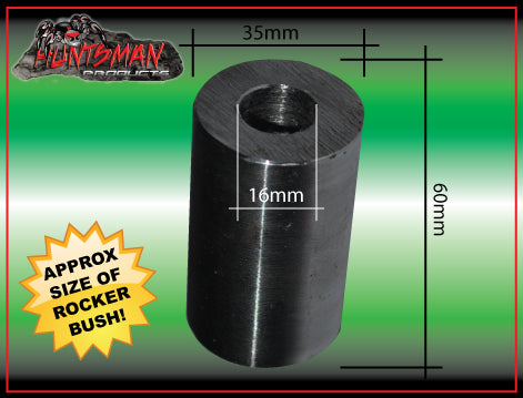 x1 ROCKER ROLLER TRAILER SPRING STEEL BUSH 58mm x 35MM. SUIT 5/8