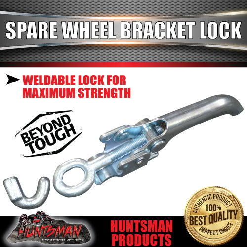 Swing Away Spare Wheel Bracket Lock. Over Centre Lock. For 4wd Truck Trailer Caravan