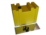 75 LITRE UPRIGHT DIESEL TANK WITH MOUNT KIT.  DPRV75-MK