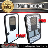 Caravan Teardrop Access Security Side door. RHS Hinge