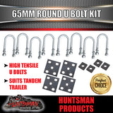 TANDEM TRAILER CARAVAN 65x170MM 5/8" HIGH TENSILE U BOLT KIT