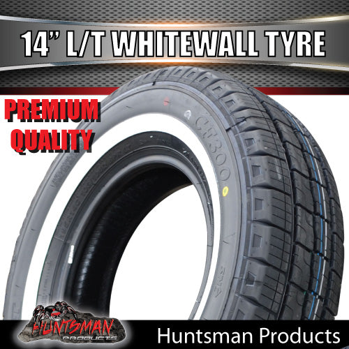 185R14C 102/100Q Comforser CF300 14" Commercial Whitewall Tyre. 25mm White Line 185 14