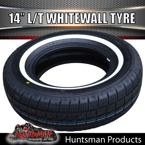 185R14C 102/100Q Comforser CF300 14" Commercial Whitewall Tyre. 25mm White Line 185 14