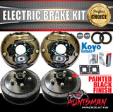 5 Stud 10" Trailer Caravan Electric Drum Brake Kit With Japanese KOYO Bearings!