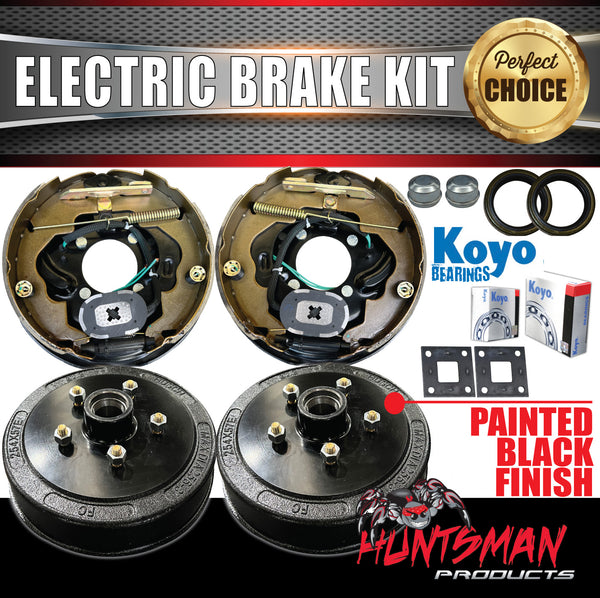5 Stud 10" Trailer Caravan Electric Drum Brake Kit With Japanese KOYO Bearings!