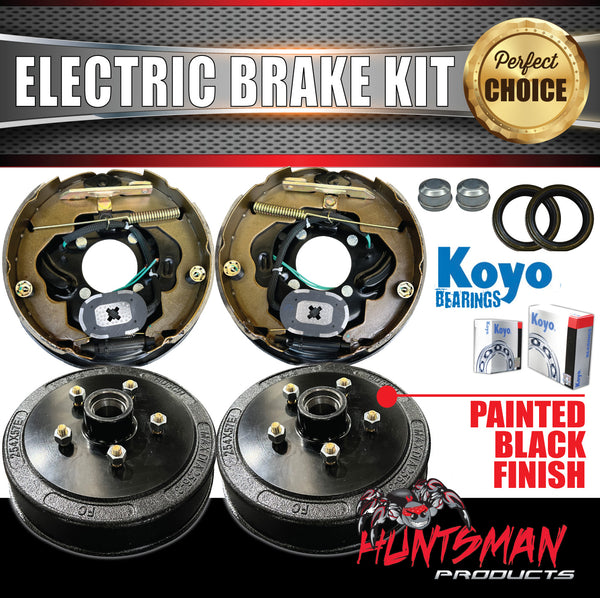 5 Stud 10" Trailer Caravan Electric Drum Brake Kit & Japanese Koyo Bearings!.