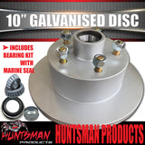 10" Trailer Marine Grade Hydraulic Disc Brake Kit + Coupling & Hydraulic Line kit. Japanese Bearings
