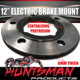 1x Weld Trailer Brake Mount For 12" Electric Brakes For 65mm Round or 50mm Square Axles